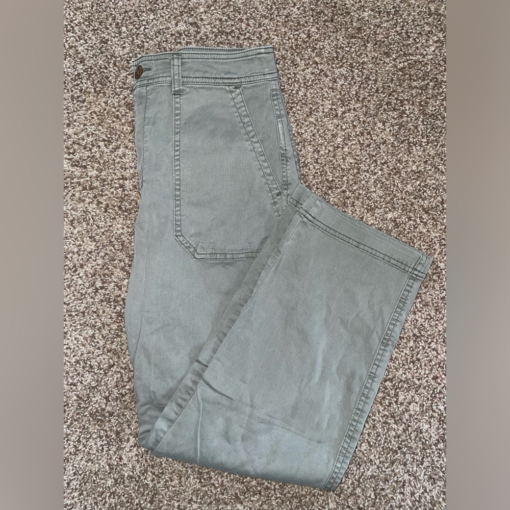 GAP Olive Green Girlfriend Khaki Pants